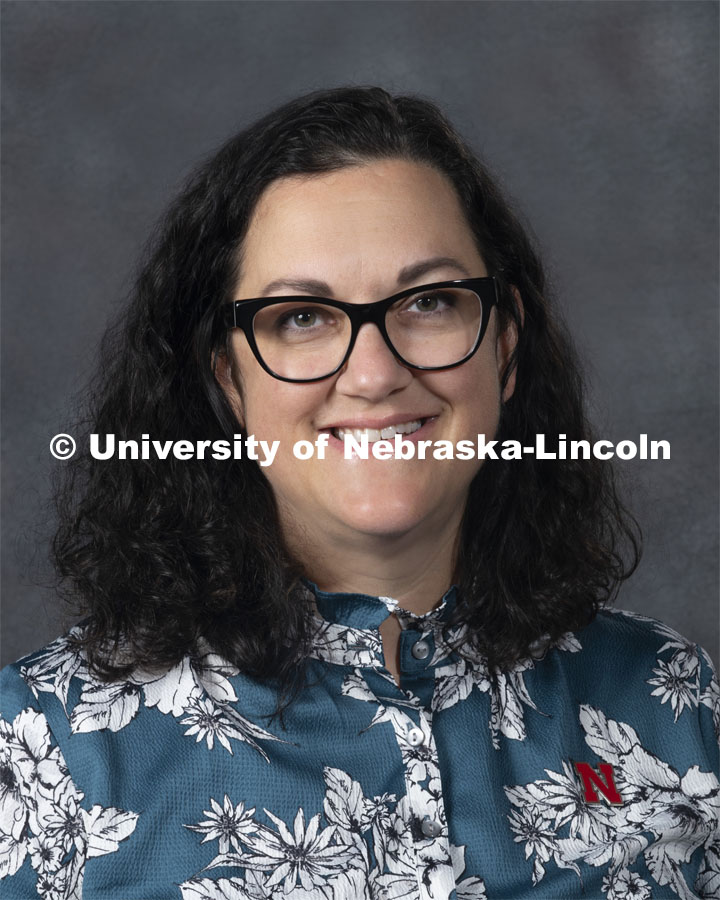Studio portrait of Tricia Gray, Assistant Professor of Practice, Teaching Learning and Teacher Education. New Faculty. August 21, 2019. Photo by Greg Nathan / University Communication Photography.