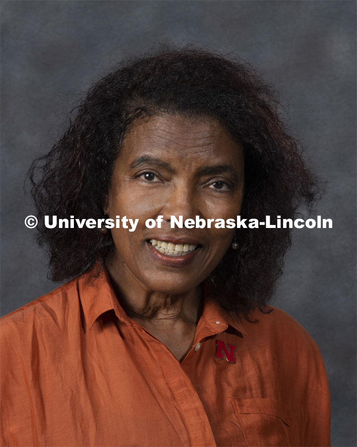 Studio portrait of Yalem Teshome, Professor of Practice, Agricultural Leadership Education and Communication. New Faculty. August 21, 2019. Photo by Greg Nathan / University Communication Photography.