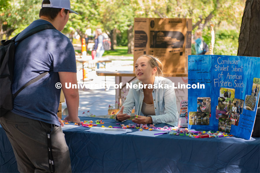 Student Organizations host the RSO Club Fair. This event is a great opportunity for Recognized Student Organizations (RSOs) to recruit new members and highlight the organization’s activities. August 28, 2019. Photo by Gregory Nathan / University Communication.