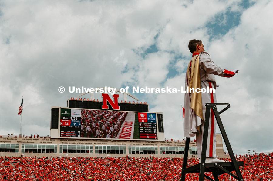 Nebraska vs. Southern Alabama football game. August 31, 2019. Photo by Justin Mohling / University Communication.