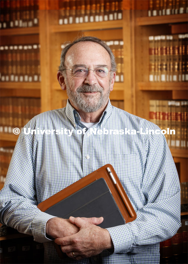 Rich Leiter, Professor for the College of Law. Nebraska Law photo shoot. September 13, 2019. Photo by Craig Chandler / University Communication.