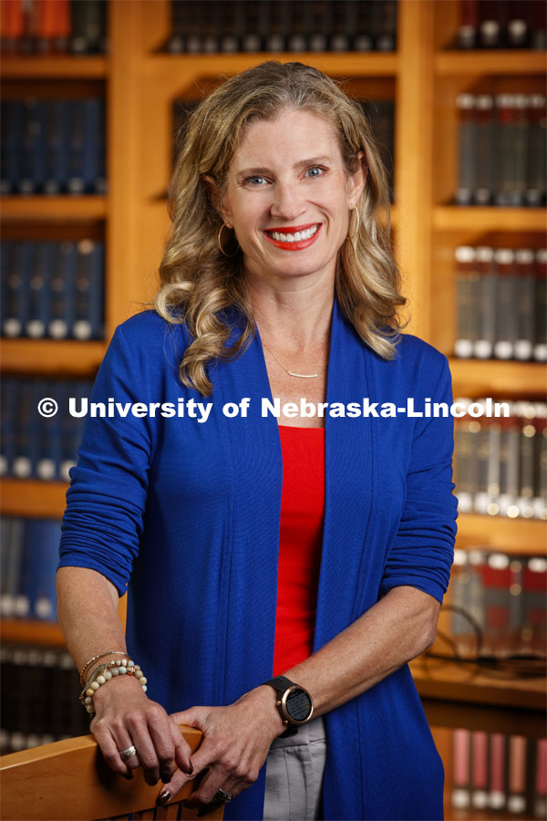 Michelle Paxton, Director of the Children’s Justice Clinic for the College of Law. Nebraska Law photo shoot. September 13, 2019. Photo by Craig Chandler / University Communication.