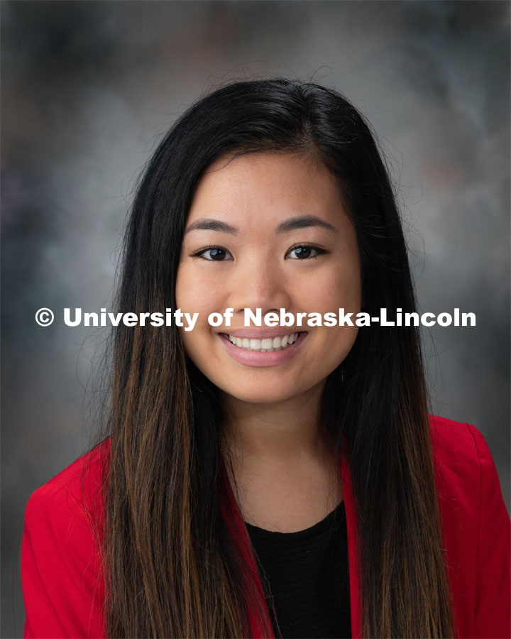 Studio portrait of My-Linh Luc, 2019 McNair Scholars. September 16, 2019. Photo by Greg Nathan / University Communication Photography.