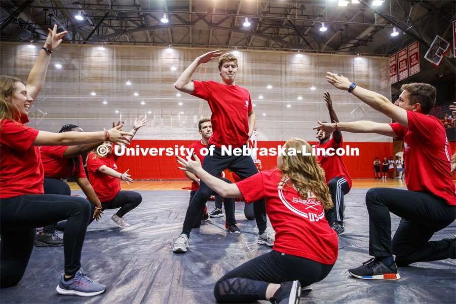 The Innocents perform. Showtime at the Coliseum performances as part of Homecoming week. September 30, 2019. Photo by Craig Chandler / University Communication.
