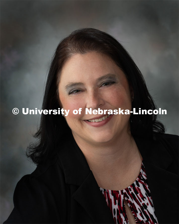 Studio portrait of Dawn Lindsley, Career and College Readiness Extension Educator, 4-H Youth Development, IANR Extension. October 3, 2019. Photo by Gregory Nathan / University Communication.