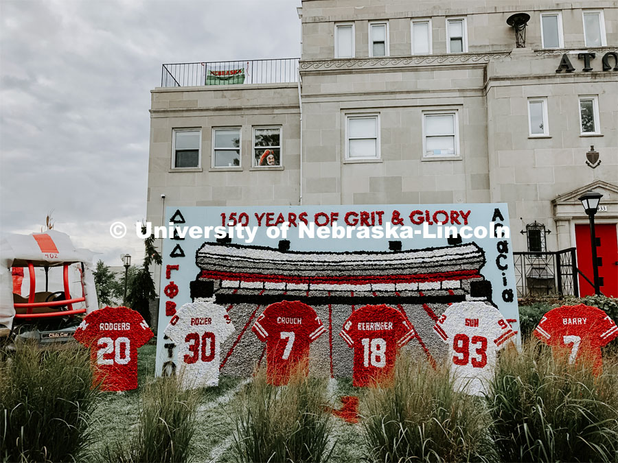 Homecoming Displays. October 4, 2019. Photo by Katie Black / University Communication.