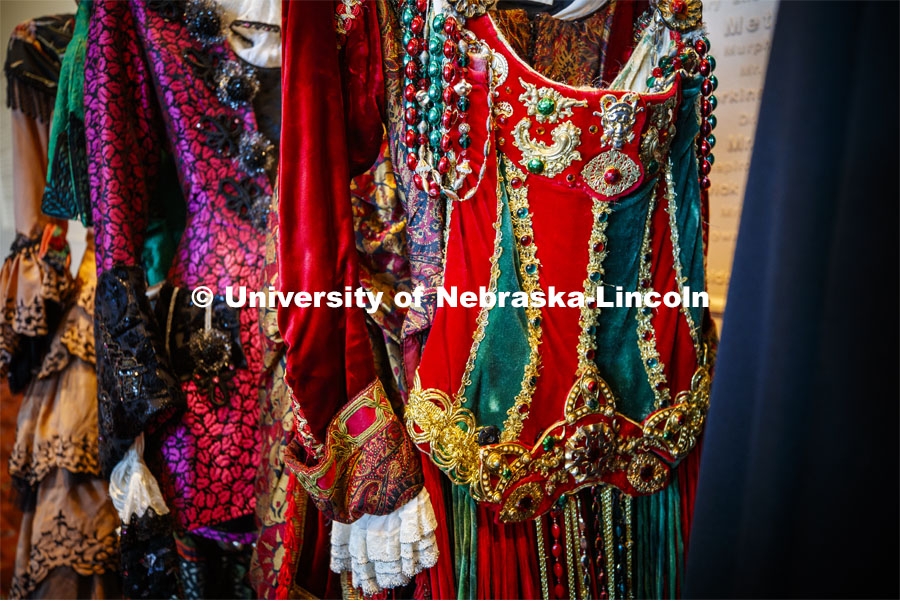 Costumes from the Phantom of the Opera. Phantom of the Opera media availability. October 24, 2019. Photo by Craig Chandler / University Communication.