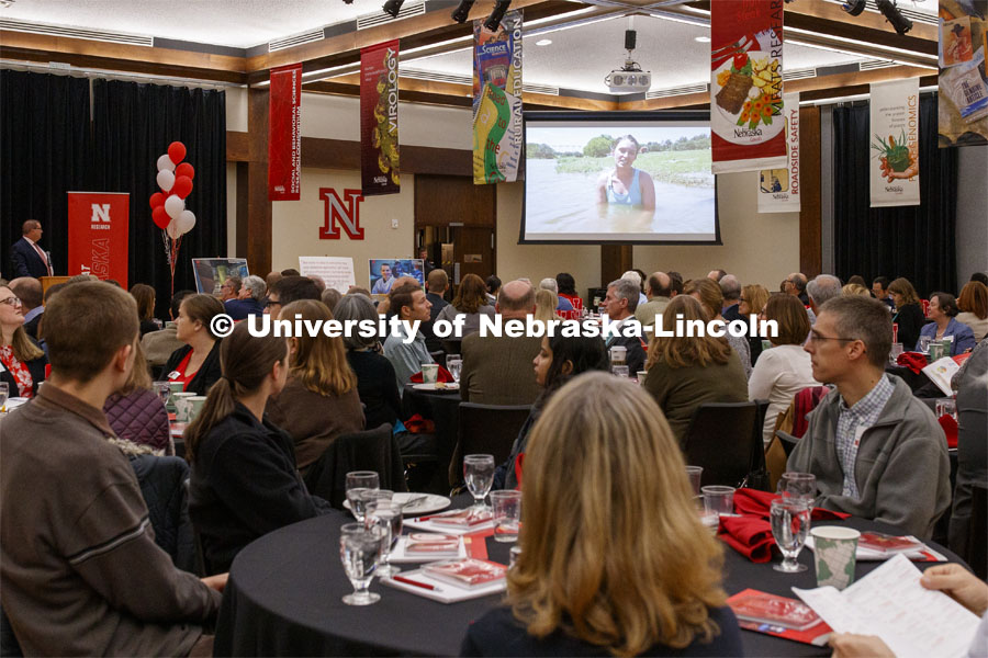 NUtech Ventures recognized University of Nebraska–Lincoln innovators and partner companies at the Innovator Celebration. The annual event honors faculty, staff, students and companies who have worked with NUtech. Nebraska Research Days. November 5, 2019. Photo by Craig Chandler / University Communication.