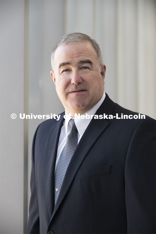 Maj. Gen. (retired) Richard J. Evans III has been hired as the deputy executive director of the National Strategic Research Institute at the University of Nebraska. November 27, 2019. Photo by Greg Nathan / University Communication.
