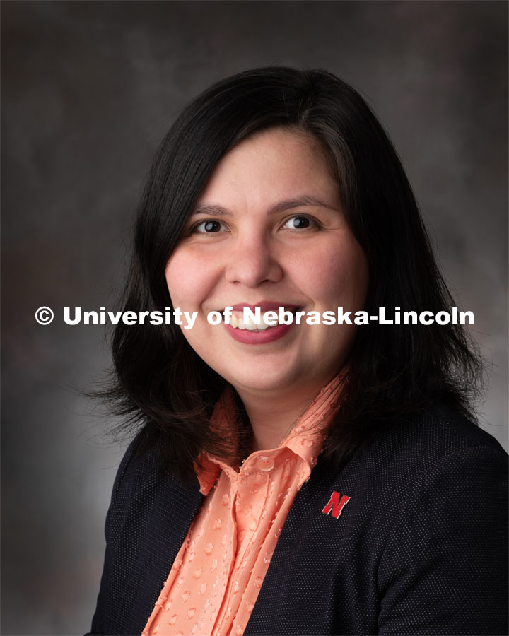 Studio portrait of Raquel Rocha, Plant Pathology. January 10, 2020. Photo by Greg Nathan / University Communication.