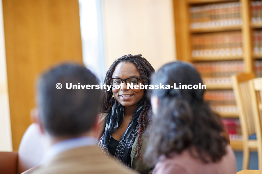 Kristen Blankley, Nebraska Law professor researching youth offenders in Nebraska. January 30, 2020. Photo by Craig Chandler / University Communication.