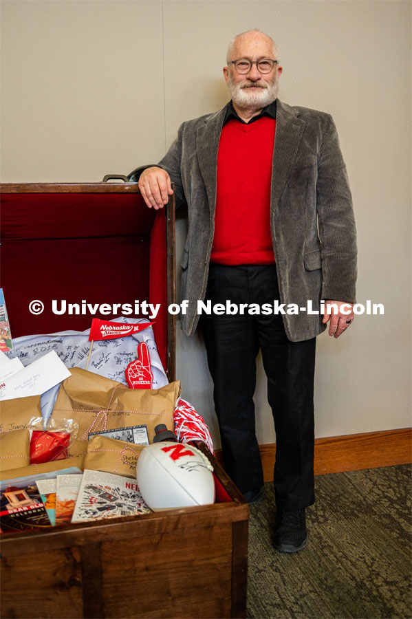 A new time capsule, set to be placed in the Wick Alumni Center, has captured the spirit of Nebraska's 150th year for future generations of Huskers. Jim Schmucker, a University Alumnus, created the chest from black walnut that he’d saved from his father’s farm. The time capsule contains individual packages from a variety of campus organizations. The N2025 strategic plan was released by Chancellor Ronnie Green during the State of Our University address. The Address was held at Innovation Campus. February 14, 2020. Photo by Justin Mohling / University Communication.