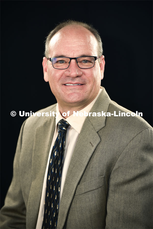 Studio portrait of Edward Balistreri, Associate Professor, Economics, College of Business, New Faculty. August 19, 2020. Photo supplied by the College of Business/University of Nebraska-Lincoln.