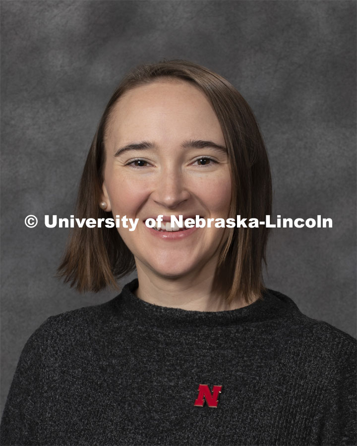 Studio portrait of Kara Kohel, Extension Educator, Eastern Nebraska Research and Extension Center. New Faculty. August 19, 2020. Photo by Greg Nathan / University Communication Photography.