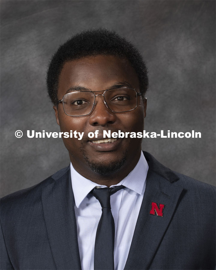 Studio portrait of Charles Chioma Nwaizu, Assistant Professor of Practice, Food Science and Technology. New Faculty. August 19, 2020. Photo by Greg Nathan / University Communication Photography.
