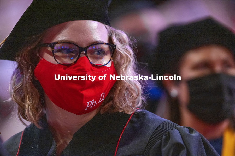 Graduate Commencement at Pinnacle Bank Arena. May 7, 2021. Photo by Craig Chandler / University Communication.  