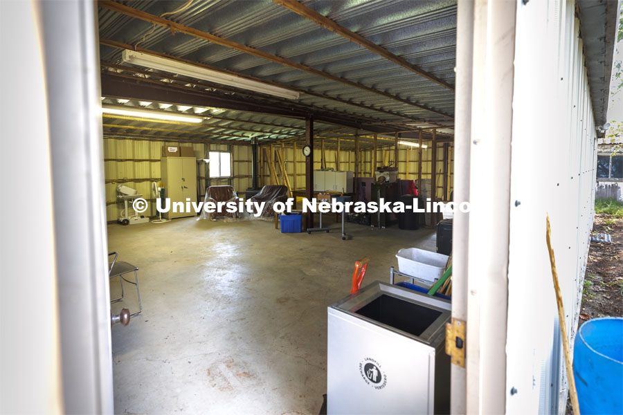 The buildings on the Reller Prairie Field Station south of Martell, Nebraska, are slowly being renovated as funds allow. August 3, 2021. Photo by Craig Chandler / University Communication.