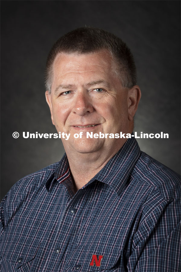 Studio portrait of Brian Cox, Engagement Zone Coordinator, Nebraska Extension. 2021 New Faculty Orientation. August 18, 2021. Photo by Craig Chandler / University Communication.