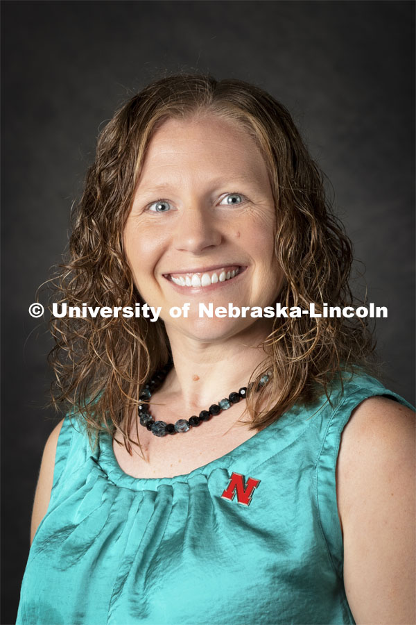 Studio portrait of Bailey Feit, Lecturer, College of Agricultural Sciences and Natural Resources (CASNR/LPS Focus Program Coordinator). 2021 New Faculty Orientation. August 18, 2021. Photo by Craig Chandler / University Communication.