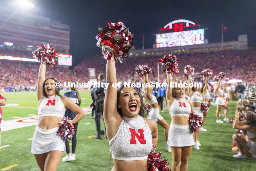 Nebraska vs Northwestern University homecoming game. October 2, 2021. Photo by Craig Chandler / University Communication.