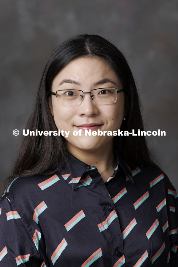 Studio portrait of Keting Li, lecturer in Food Science and Technology. January 19, 2022. Photo by Craig Chandler / University Communication.