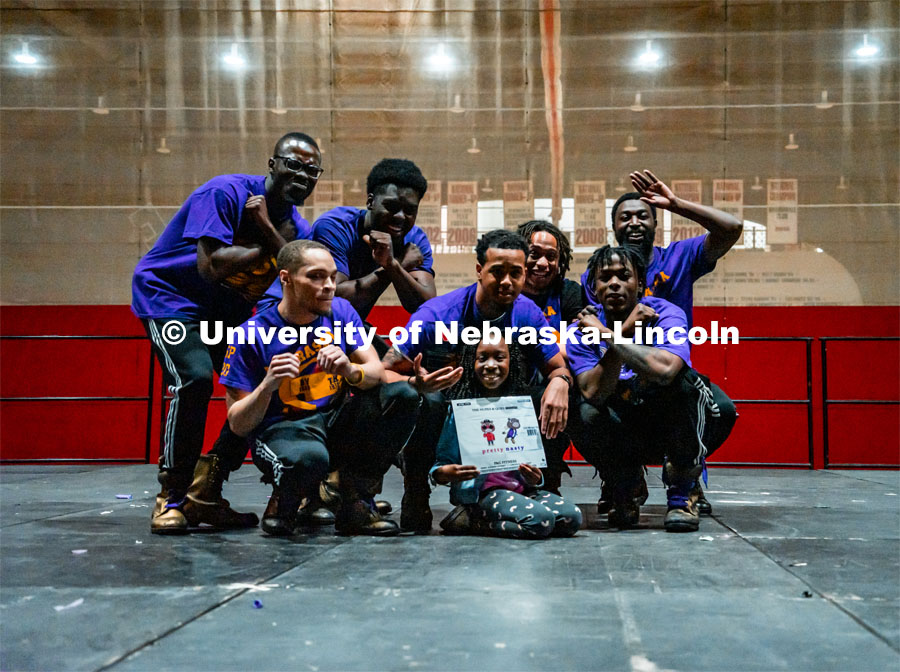 Omega Psi Phi Fraternity. Multicultural Greeks and NPHC Greeks in a competition against each other with a mixture of dancing/stepping/strolling moves. Stroll Off competition in the Coliseum. April 2, 2022. Photo by Jonah Tran/ University Communication
