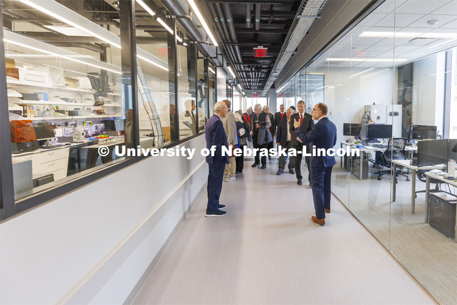 Board of Regents tour of UNL. College of Engineering. April 7, 2022. Photo by Craig Chandler / University Communication.