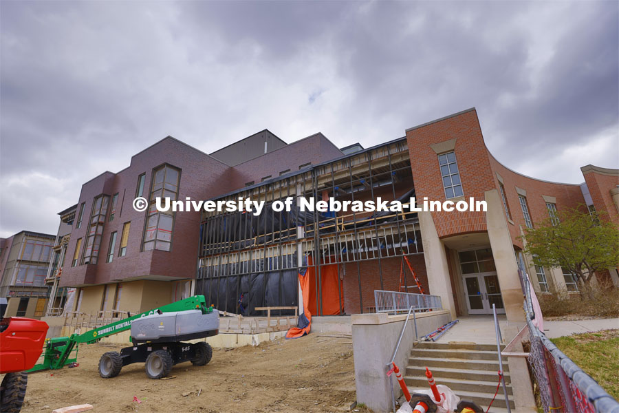 The College of Education and Human Sciences’ new building being constructed on the University of Nebraska–Lincoln’s City Campus will be named Carolyn Pope Edwards Hall. The University of Nebraska Board of Regents approved the designation in honor of the late early-childhood education expert at its April 8 meeting. Board of Regents tour of UNL. April 7, 2022. Photo by Craig Chandler / University Communication.