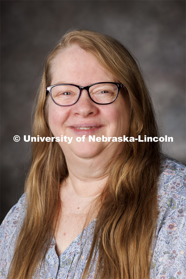Studio portrait of Sandra Wever Frerichs, Science Education Specialist with Nebraska 4-H Youth Development, Extension Educator. Portraits of Extension, IANR and CASNR educators. May 10, 2022. Photo by Craig Chandler / University Communication.