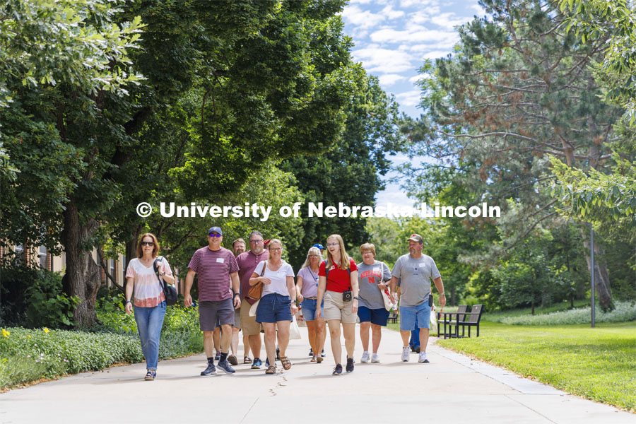 New Student Enrollment parent tours on campus. June 22, 2022. Photo by Craig Chandler / University Communication.
