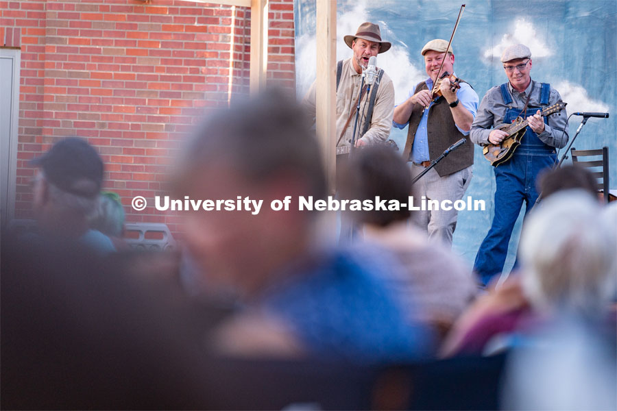 Musical group Appalachian Road Show performed at the Bluegrass Festival at Nebraska Innovation Campus. August 10, 2022. Photo by Jordan Opp for University Communication.