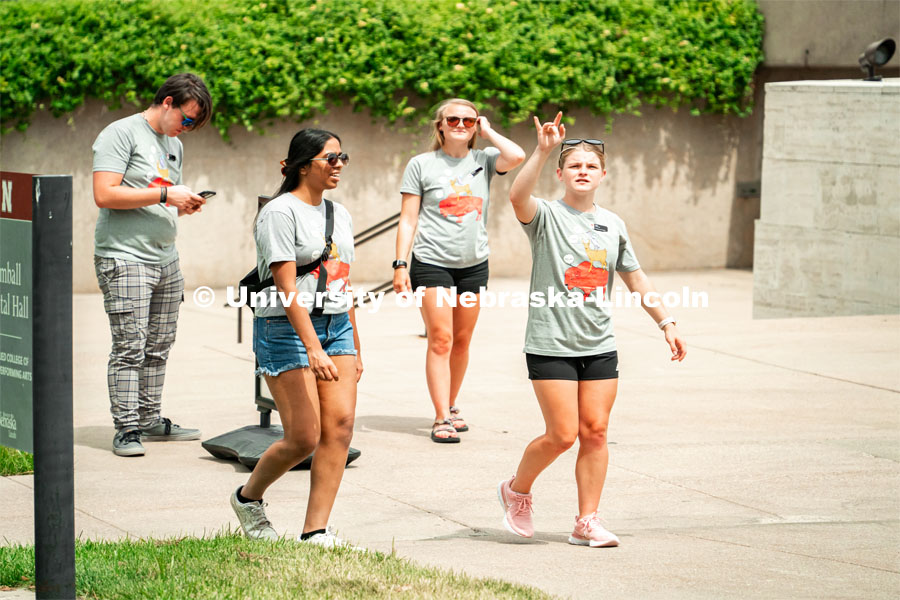First Husker, Emerging Leader and CAST power programs filled the week before classes began for new students to become acquainted with college life. August 14, 2022. Photo by Jonah Tran for University Communication