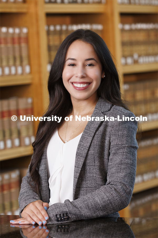 Genesis Agosto, Assistant Professor, College of Law. College of Law portrait session. August 18, 2022. Photo by Craig Chandler / University Communication.