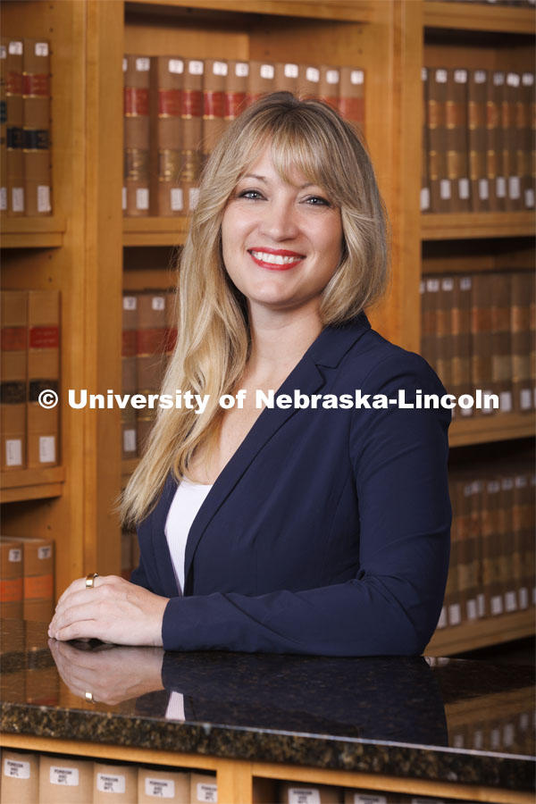 Danielle Jefferis, Assistant Professor, College of Law. College of Law portrait session. August 18, 2022. Photo by Craig Chandler / University Communication.