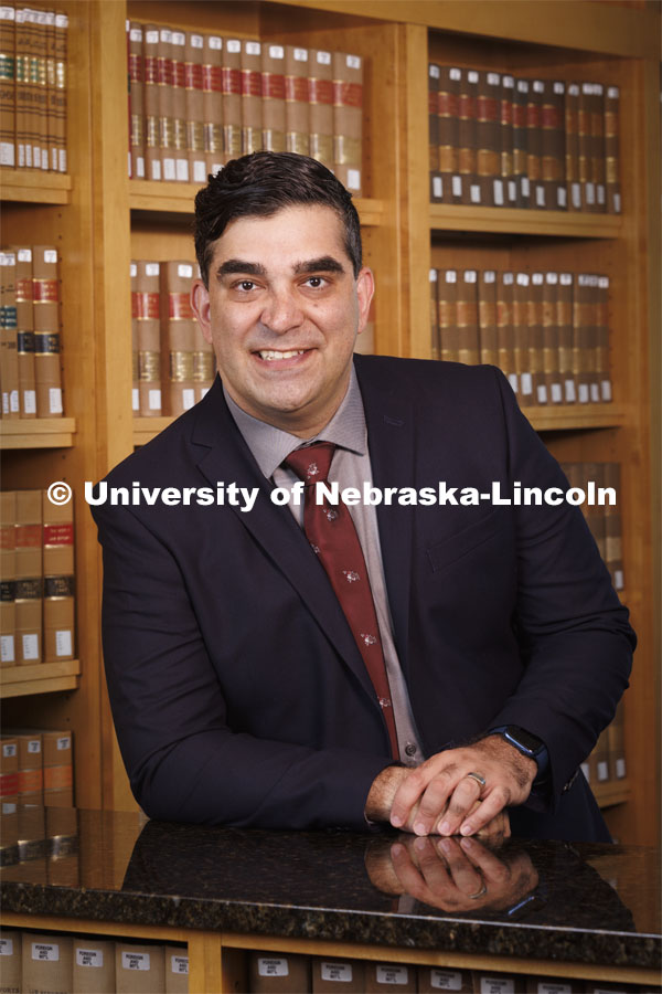 John Parsi, Visiting Professor of Law, College of Law. College of Law portrait session. August 18, 2022. Photo by Craig Chandler / University Communication.