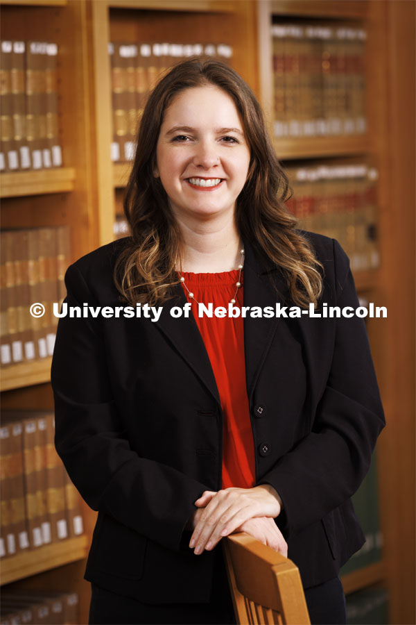 Rachel Smith, Recruitment Specialist, College of Law. College of Law portrait session. August 18, 2022. Photo by Craig Chandler / University Communication.