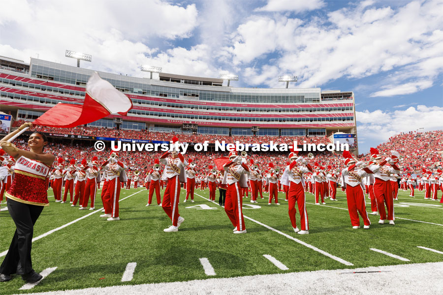Nebraska vs Oklahoma University football in Memorial Stadium. September 17, 2022. Photo by Craig Chandler / University Communication.