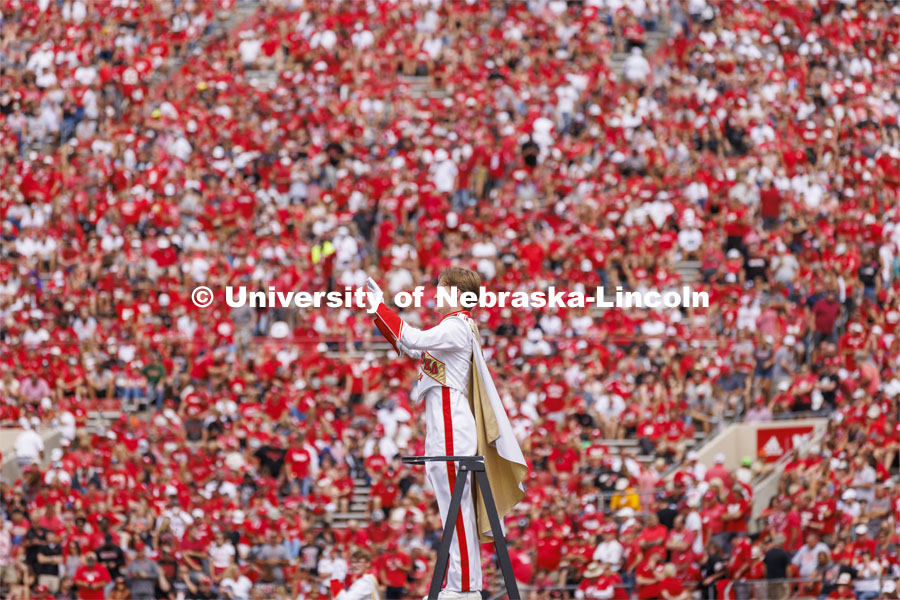 Nebraska vs Oklahoma University football in Memorial Stadium. September 17, 2022. Photo by Craig Chandler / University Communication.