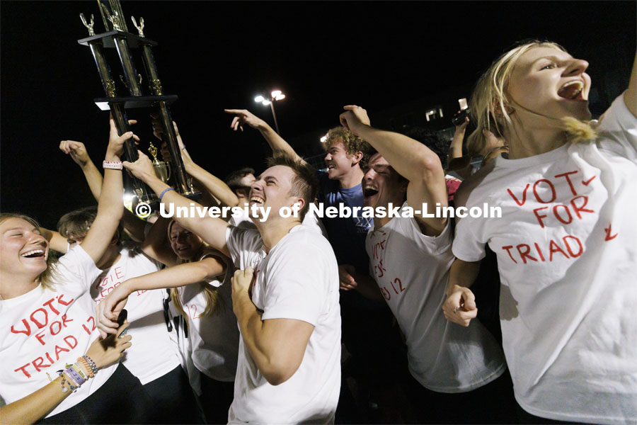 Showtime at Vine Street Fields.  Homecoming 2022. September 26, 2022. Photo by Craig Chandler / University Communication. 