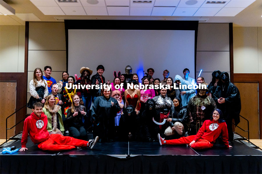 Contestants from the costume contest at the Husker Haunt in the Nebraska East Union. October 20, 2022. Photo by Jonah Tran/ University Communication.