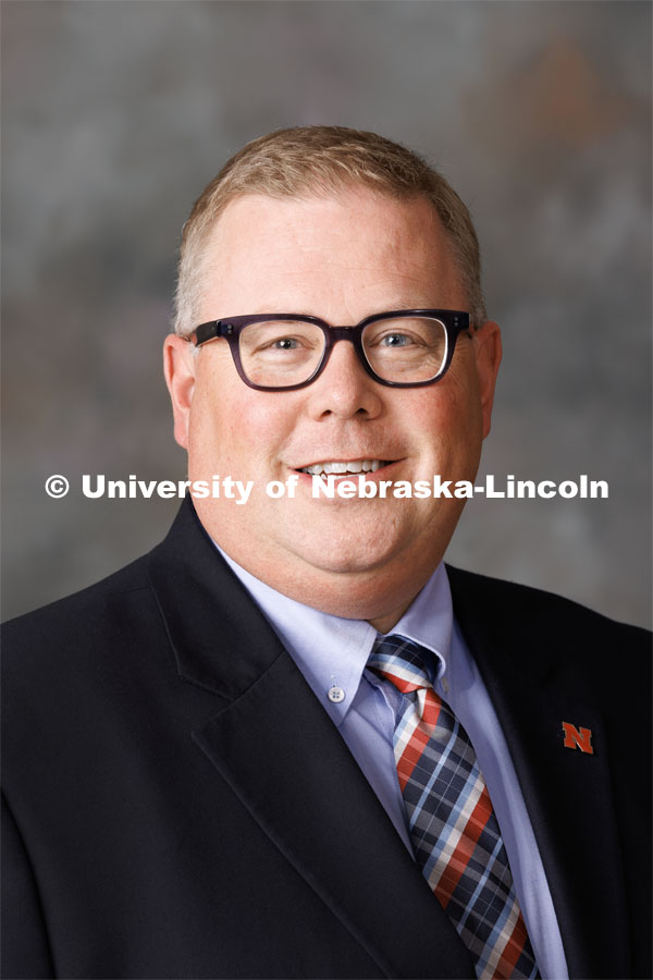 Studio portrait of Michael Zeleny, named the University of Nebraska–Lincoln’s vice chancellor for business and finance and former Chief of Staff and Associate to the Chancellor.  November 30, 2022. Photo by Craig Chandler / University Communication.