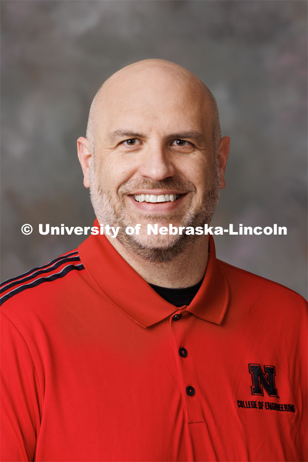 Studio portrait of Patrick Metoyer, Academic Advisor. Engineering Student Advisors. December 1, 2022. Photo by Craig Chandler / University Communication.