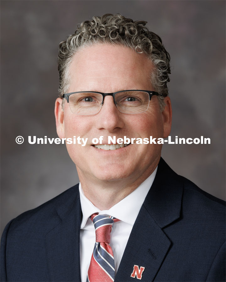 Studio portrait of Derek McLean, Dean of the University of Nebraska–Lincoln’s Agricultural Research Division. December 21, 2022. Photo by Craig Chandler / University Communication.