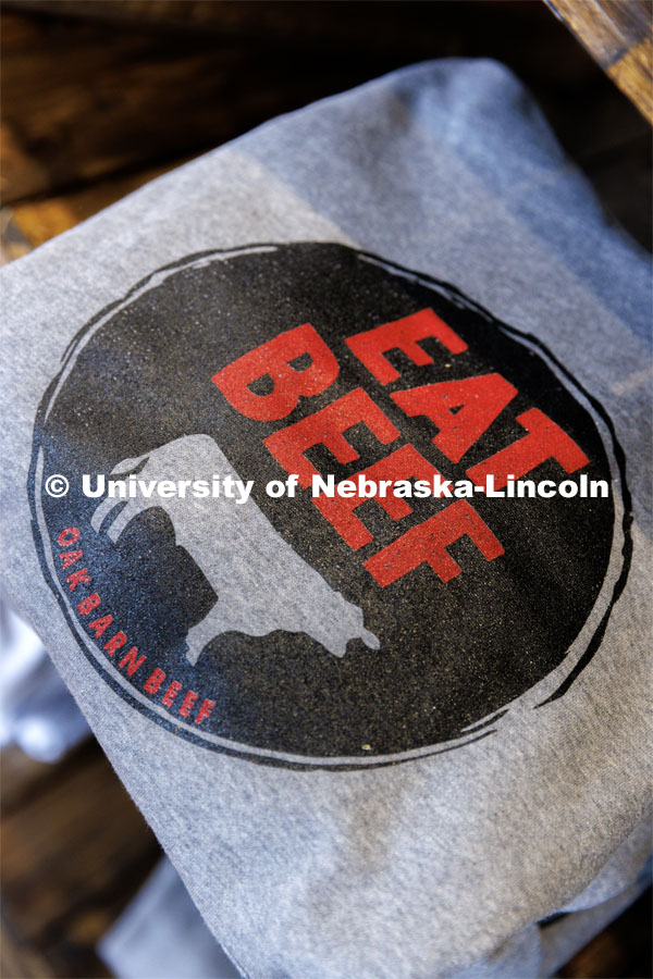 Hannah and Eric Klitz run Oak Barn Beef in West Point, Nebraska. Oak Barn Beef was Hannah’s Engler project which combines Engler entrepreneurship and her beef genetics education at UNL. February 21, 2023. Photo by Craig Chandler / University Communication.