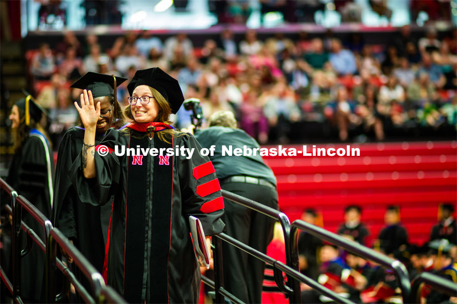 2023 Spring Graduate Commencement in Bob Devaney Sports Center. May 19, 2023. Photo by Justin Mohling for University Communication.