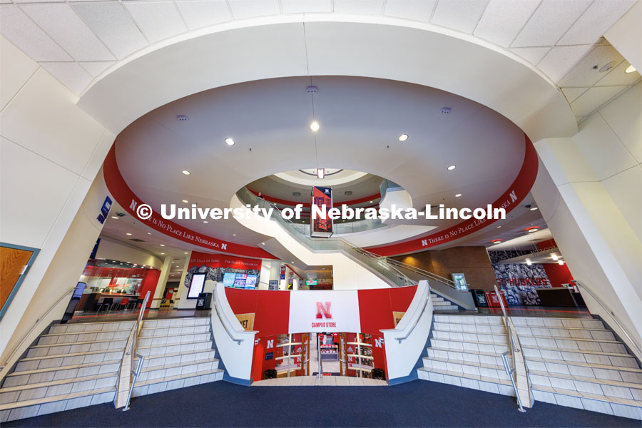Interior views of the Nebraska Union on City Campus. July 11, 2023. Photo by Craig Chandler / University Communication.