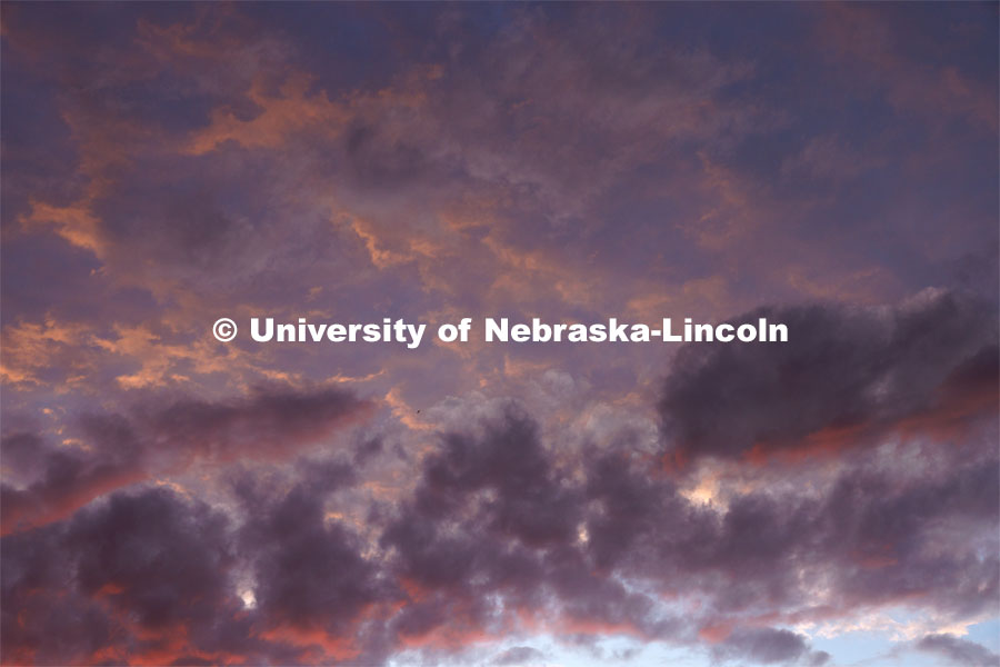 Dark clouds in the sky. August 13, 2023. Photo by Craig Chandler/ University Communication.