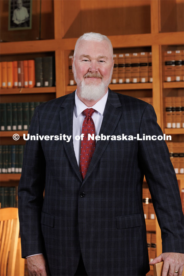 Steve Schmidt, Associate Professor for the College of Law. College of Law faculty and staff photo shoot. August 15, 2023. Photo by Craig Chandler / University Communication.