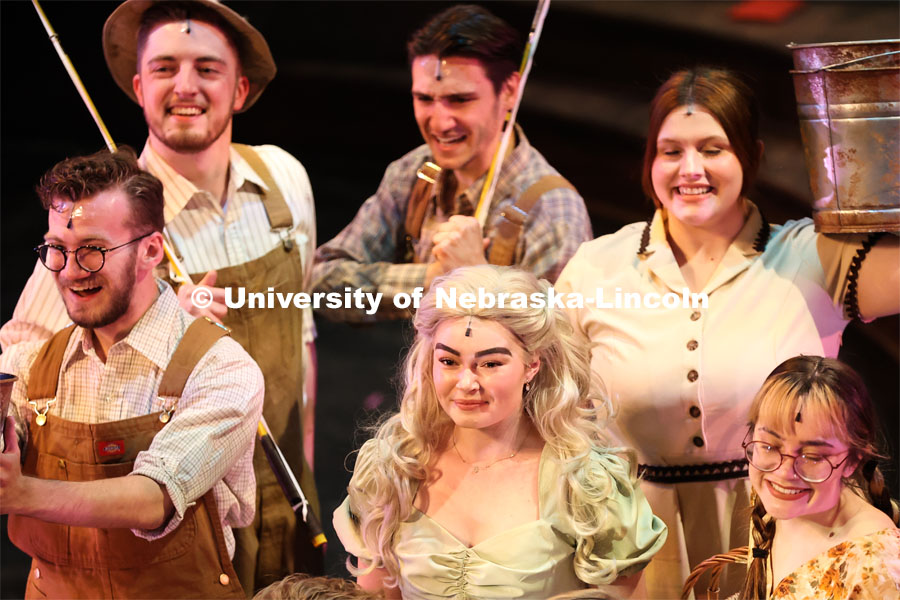 The cast perform in UNL’s production of “Big Fish”. April 23, 2024. Photo by Taryn Hamill for University Communication and Marketing.