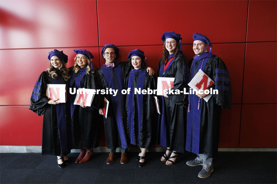 College of Law commencement in Devaney on the volleyball court. May 3, 2024. Photo by Craig Chandler / University Communication and Marketing.